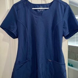 Infinity Cherokee navy blue medium scrub top